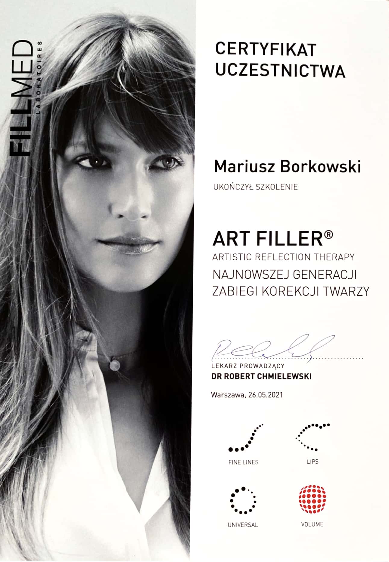 Dyplom Mariusz Borkowski